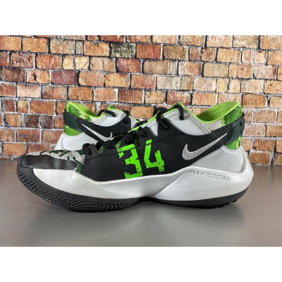 NIKE AIR ZOOM FREAK 2 PURE - BLACK-PINE GREEN - DA0907-002 - Size 7 - Picture 7 of 9